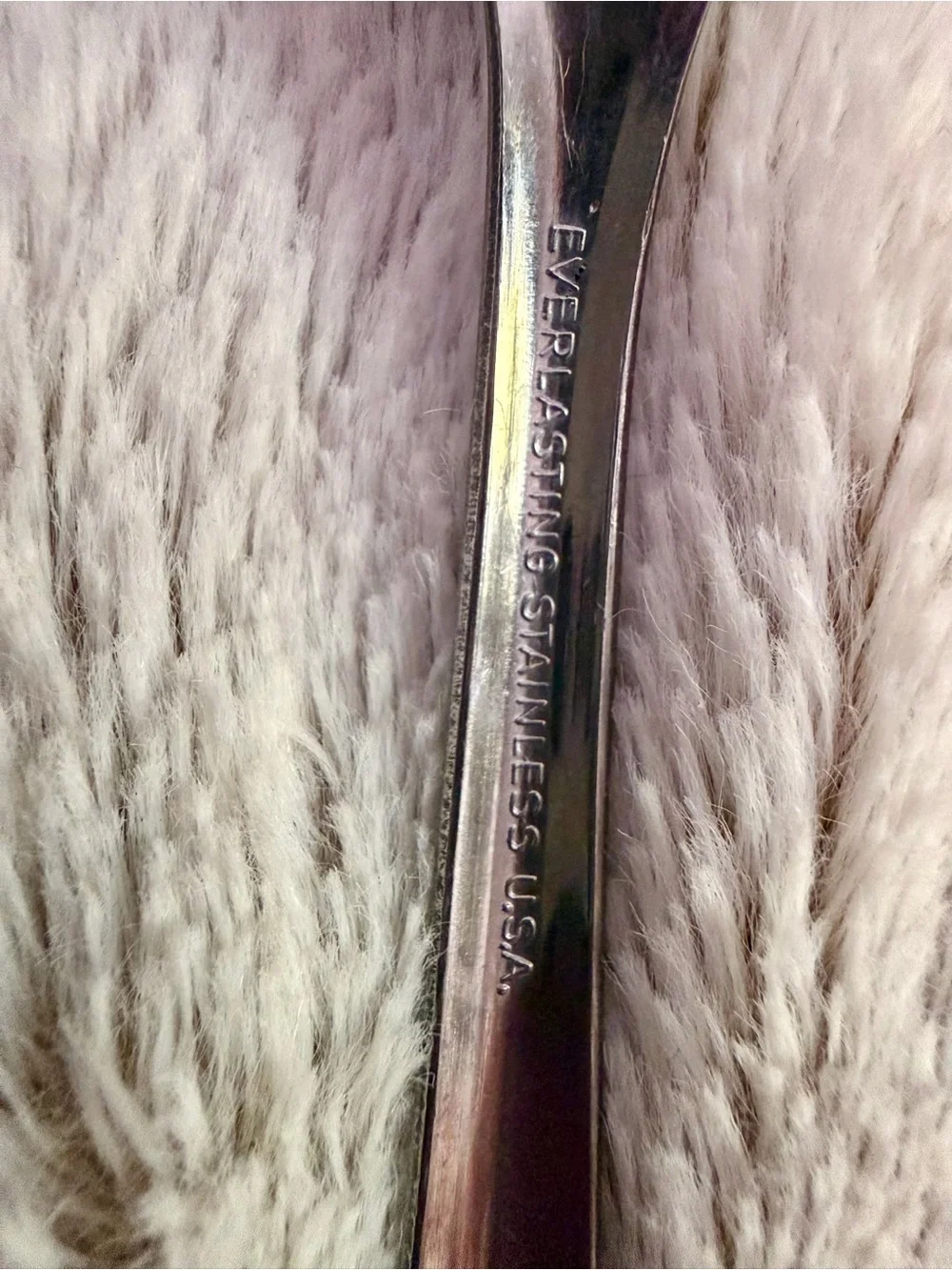1950’s Vintage Everlasting Stainless Steel Teaspoons set of 3 with Starburst